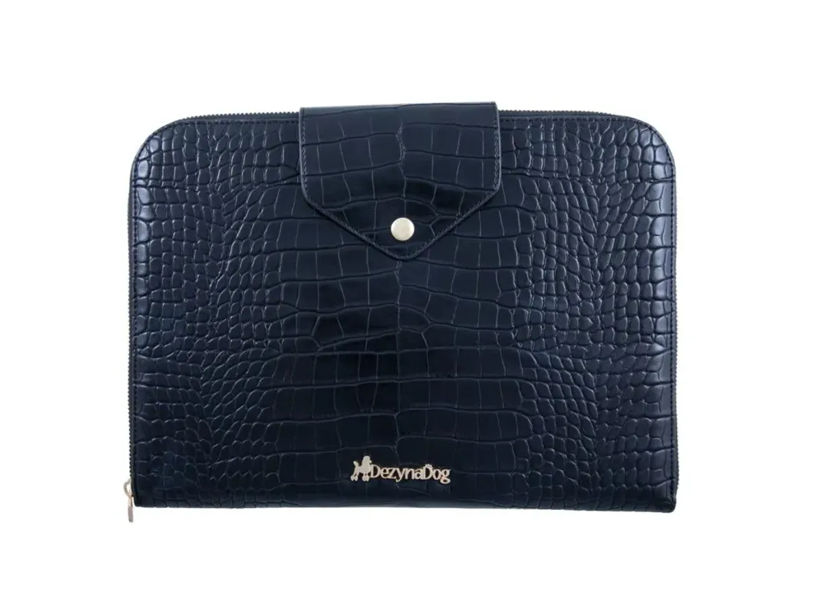 Black Croc Small Scissor Case – 6 Scissors, Dezynadog