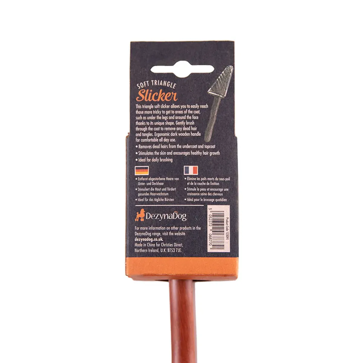 Soft Triangle Slicker Brush, Dezynadog