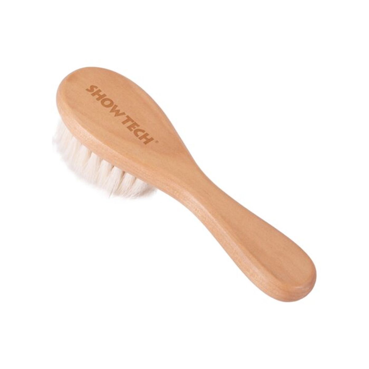 Pure Goat Hair Brush Natural Wood 15cm, Show Tech