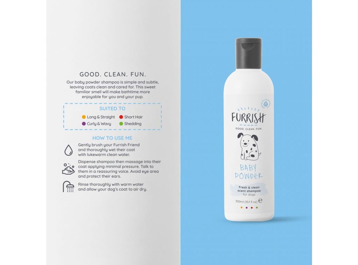 Baby Powder Shampoo 300ml, Furrish