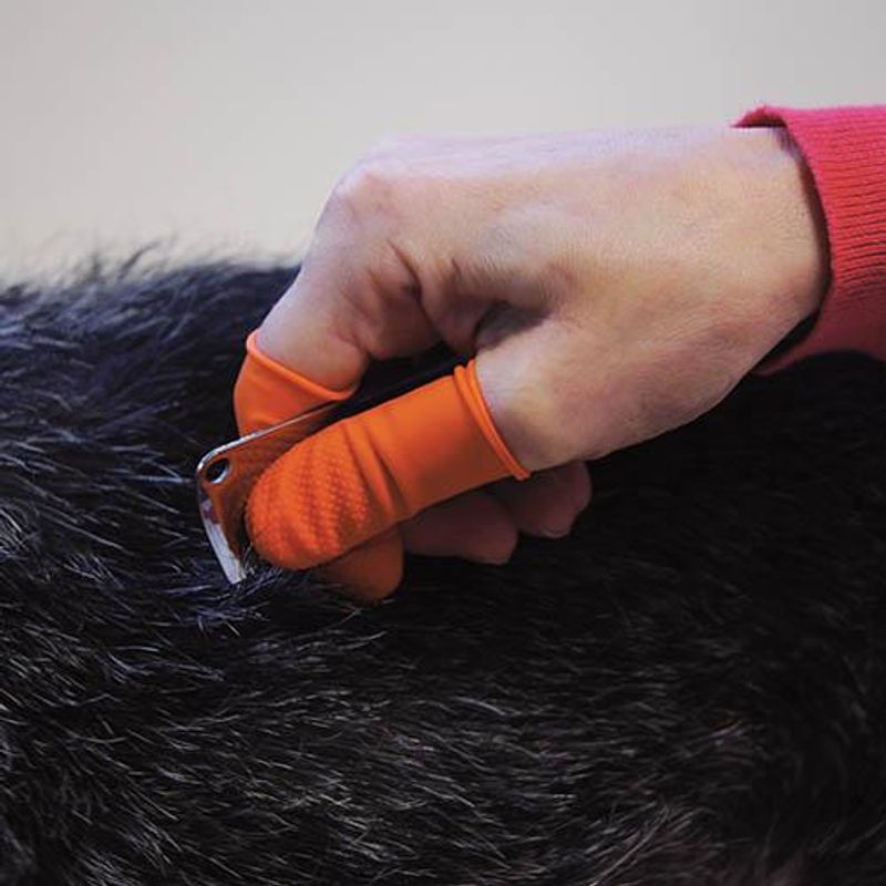 Fingerkondomer med grep Grippy Fingers 25 stk (L), Showtech